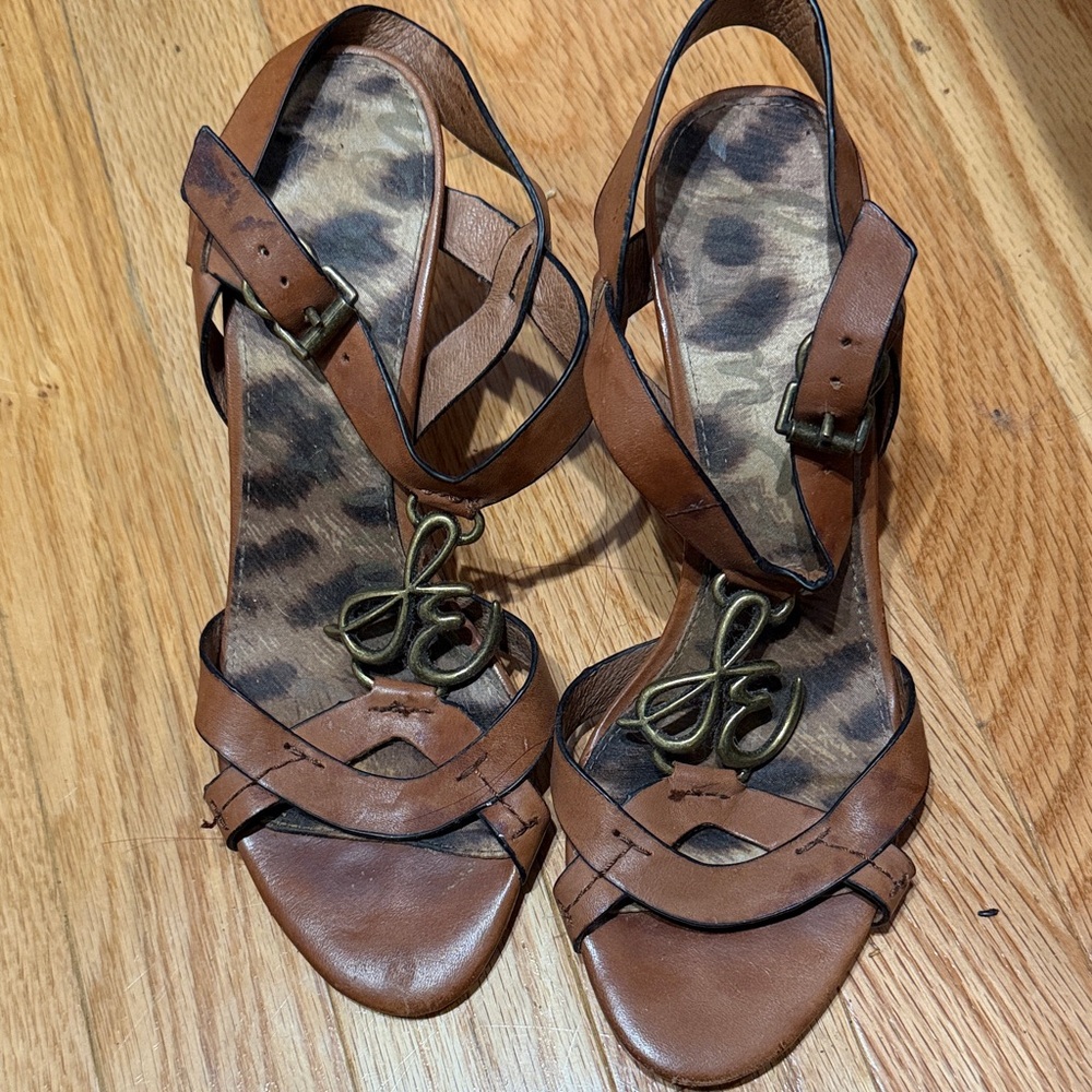 Sam Edelman Tan Leather Sandals
